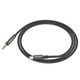 AUX-кабель Hoco UPA19, TRS 3.5 мм, Lightning, 100 см, чорний, в нейлоновому обплетенні, #6931474759924 Прев'ю 2
