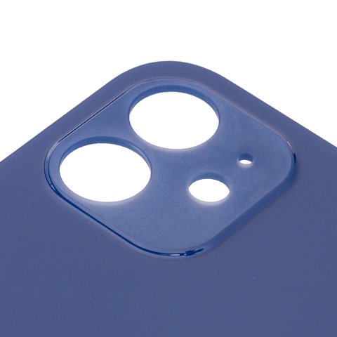 Задня панель корпуса для iPhone 12, синя, не потрібно знімати скло камери, Original (PRC), big hole Прев'ю 1
