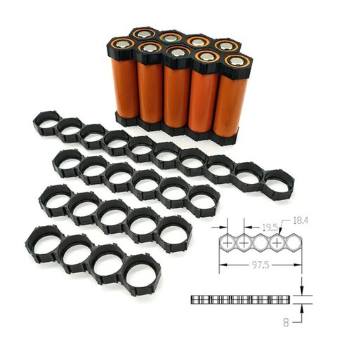 Holder for Batteries 18650, (cell, 1x3) Preview 2