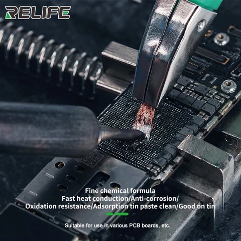 Desoldering Wick RELIFE RL-3020, ((W) 3.0 mm, (L) 2 m) Preview 3