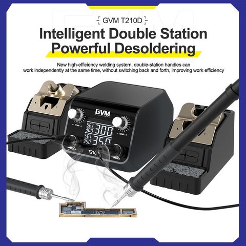 Soldering Station GVM T210D, (digital, 60 W) Preview 2