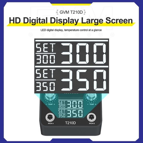 Soldering Station GVM T210D, (digital, 60 W) Preview 5