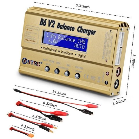 Зарядное устройство HTRC B6 V2 Превью 1