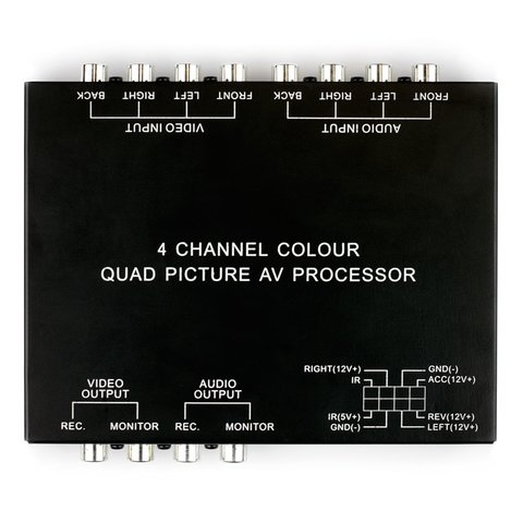 Car 4 Channel Colour Quad Splitter Preview 1