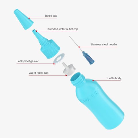 Liquid Dispenser Bottle RELIFE TB1, (50 ml, dark blue) Preview 5