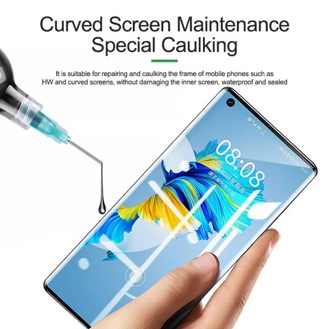 Adhesivo RELIFE RL-035B, transparente, para pegar tapas traseras, para marcos de pantalla, 30 ml Vista previa  2