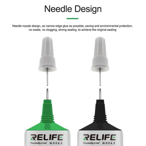 Adhesivos sellador RELIFE CP-0001, para pegar tapas traseras, para marcos de pantalla, 15 ml, transparente Vista previa  1