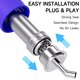 Boquilla para pistolas de aire Mechanic 861 Original, curvada, 6in1, 4mm/5mm/6mm/8mm/10mm/12mm Vista previa  3