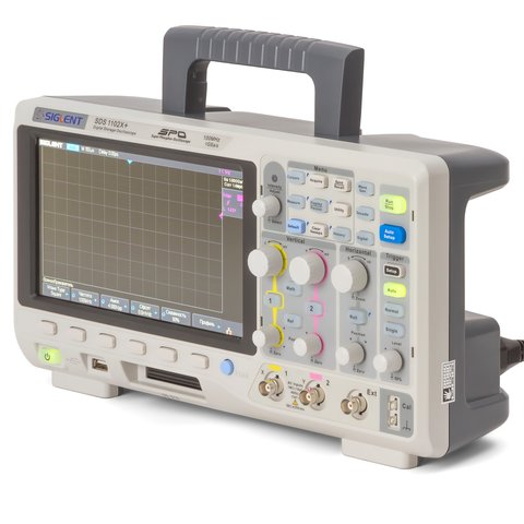 Фосфорный цифровой осциллограф SIGLENT SDS1102X+ Превью 1