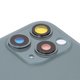 Задня панель корпуса для iPhone 11 Pro Max, зелена, із склом камери, small hole, matte midnight green Прев'ю 1
