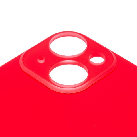Задня панель корпуса для iPhone 14, червона, не потрібно знімати скло камери, big hole Прев'ю 1