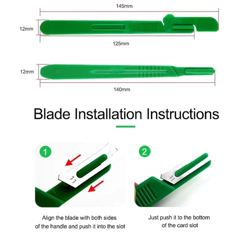 Набор ручек для ножей RELIFE RL-101J, пластик Превью 1