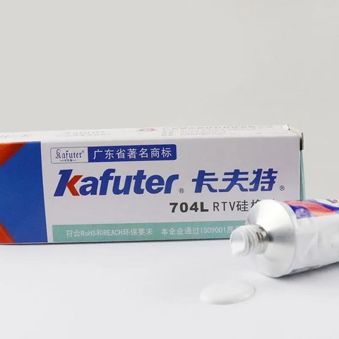 Клей-герметик Kafuter K-704L, 45 г, белый, жидкие Превью 1