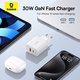 Мережевий зарядний пристрій Baseus Cube, 30 Вт, Power Delivery (PD), Fast Charge, білий, 2 порта, #P10111404213-00 Прев'ю 2