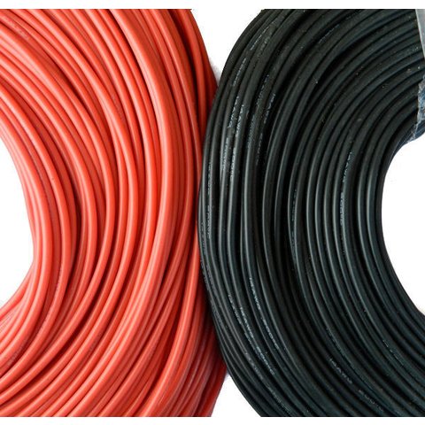 Провод в силиконовой изоляции 20AWG, 0,52 мм², 1 м, черный Превью 1